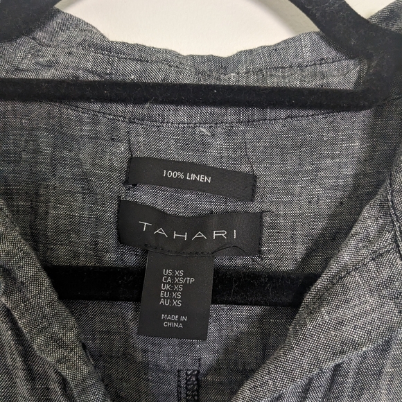 Button up T-shirt dress in grey - Picture 4 of 5